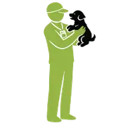 Pictogramme éleveur de chien